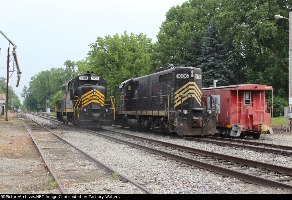PREX 1608 1606 and Caboose #2